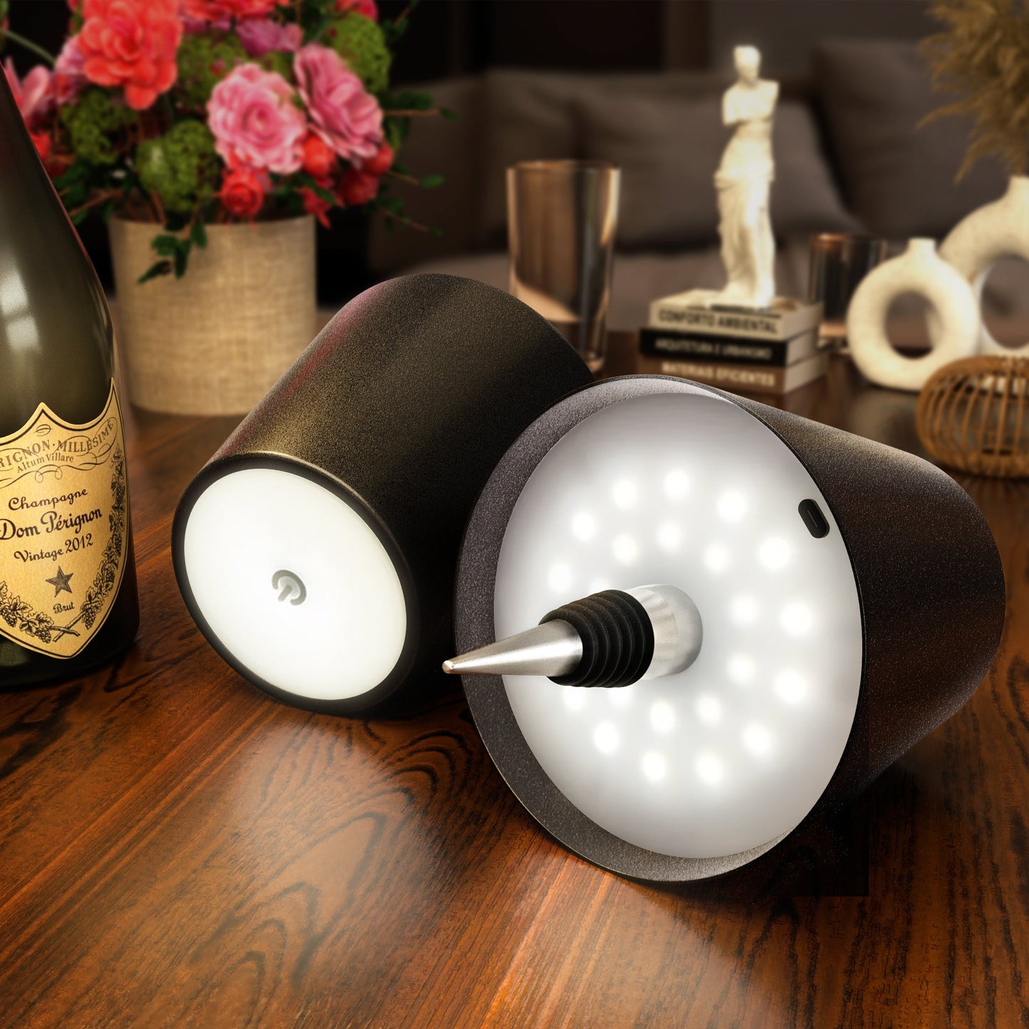 Draadloze Flessenlamp – Modern Design