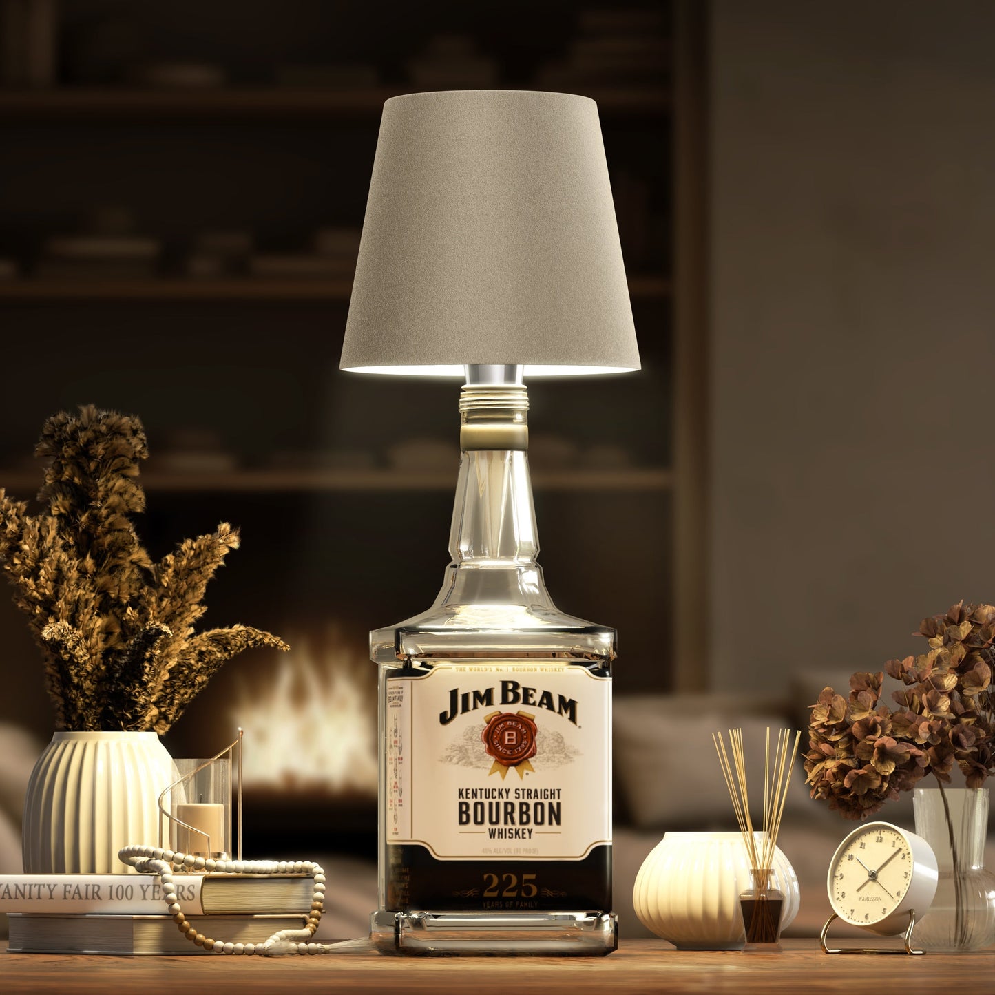 Draadloze Flessenlamp – Modern Design