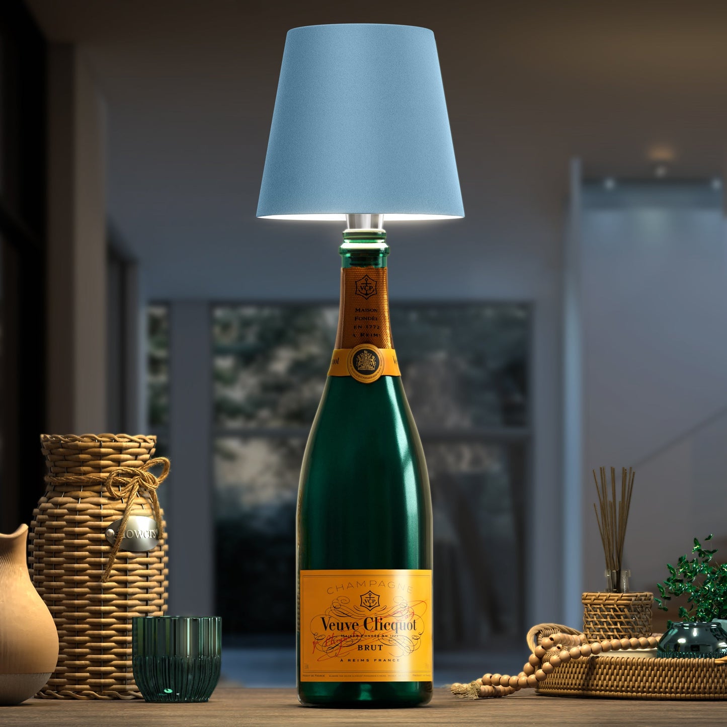 Draadloze Flessenlamp – Modern Design