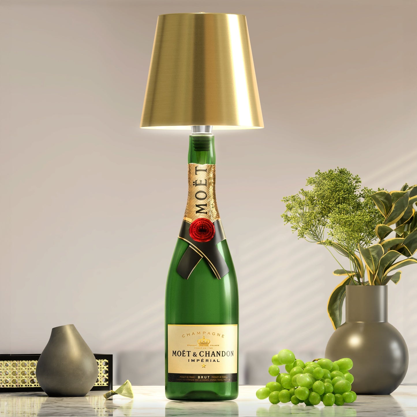 Draadloze Flessenlamp – Modern Design