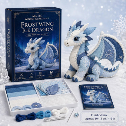 ❄️ Arctic Guardian DIY Kit – Pre‐Cut, Beginner Friendly, 3D Felt Plush 🧵