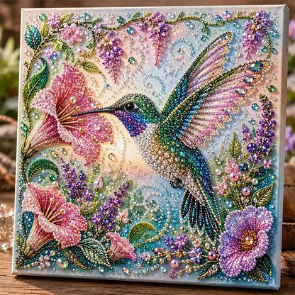 🐾🌿 Premium 3D Pearl Animal Wall Art Kit | Luxury Flocked Canvas with Scratch-Resistant Non-Fading Pearl Beads DIY Nature-Inspired Decor ✨