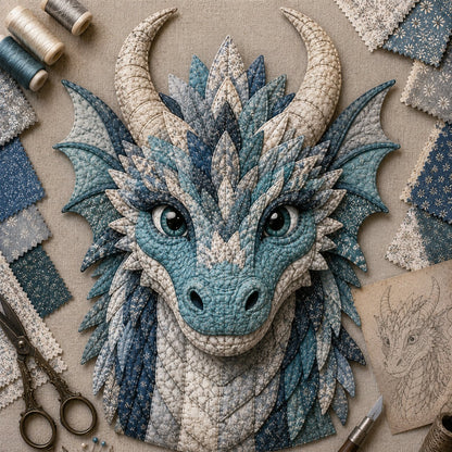 🐉✨Dragon Patchwork DIY Kit