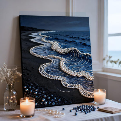 🔥Last Day 49% OFF - 🏰✨ DIY Castle Pearl Bead Painting Kit – Beginner-Friendly Sparkling Art Kit