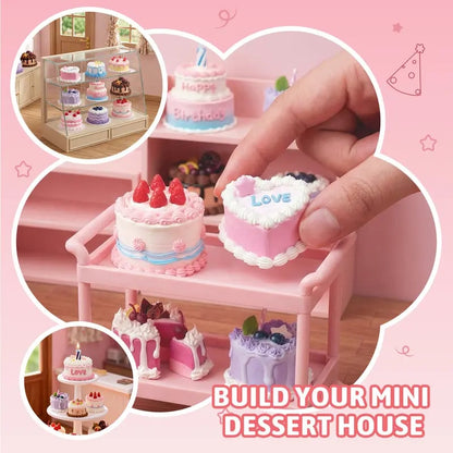 🍰Ultimate Mini Cake DIY Kit for Kids | Create 10+ Realistic Pretend Dessert🎁Perfect Gift for Creative Kids & Baking Lovers