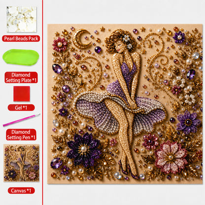 🔥LAST DAY 50% OFF - ✨ American Legends Pearl Art DIY Kit – Create 3 Timeless Icons in Sparkling Detail