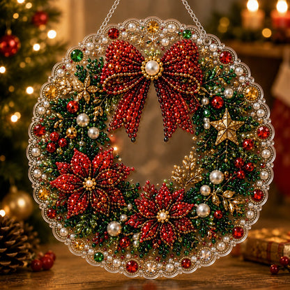 🎁Last Day 50% OFF-💎Christmas Pearl  Art DIY Hanging Ornament Kit