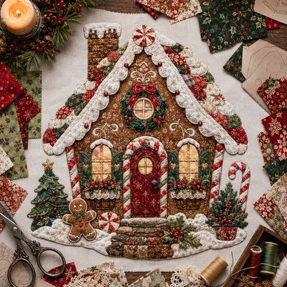 🔥LAST DAY 50% OFF - 🎅Christmas Patchwork Fabric DIY Decor Kit