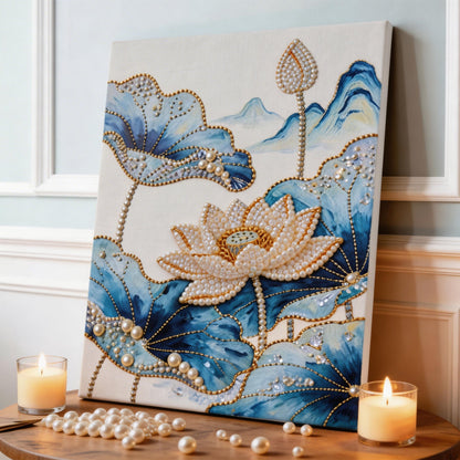 🔥Last Day 49% OFF - 🏰✨ DIY Castle Pearl Bead Painting Kit – Beginner-Friendly Sparkling Art Kit
