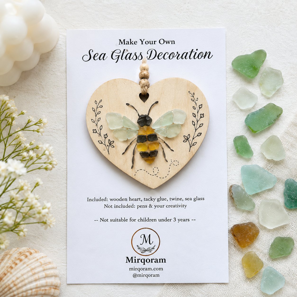🌊 Sea Glass Diy Kit Ornament
