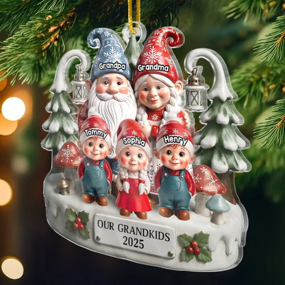 Custom Acrylic Ornament - Personalized Christmas Birthday Gifts For Mom, Dad, Grandma, Grandpa, Kids - Together Home Feels More Magical