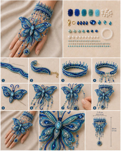 🌊 DIY Ocean Beaded Bracelet Kit – Create Your Own Sea-Inspired Jewelry ✨