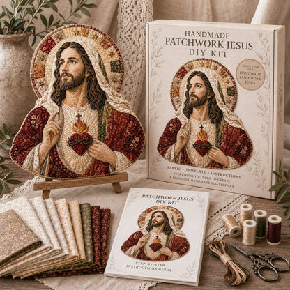 🧵Handmade Patchwork Jesus DIY Kit