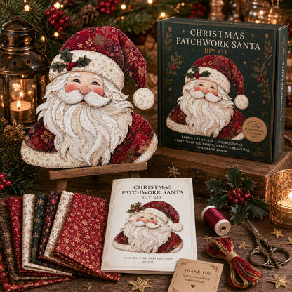 🔥LAST DAY 50% OFF - 🎅Christmas Patchwork Fabric DIY Decor Kit
