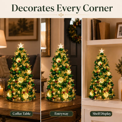 🎄✨DIY Beaded Mini Christmas Tree Kit – 🎅Create Your Own Glowing Holiday Decoration