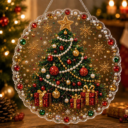 🎁Last Day 50% OFF-💎Christmas Pearl  Art DIY Hanging Ornament Kit