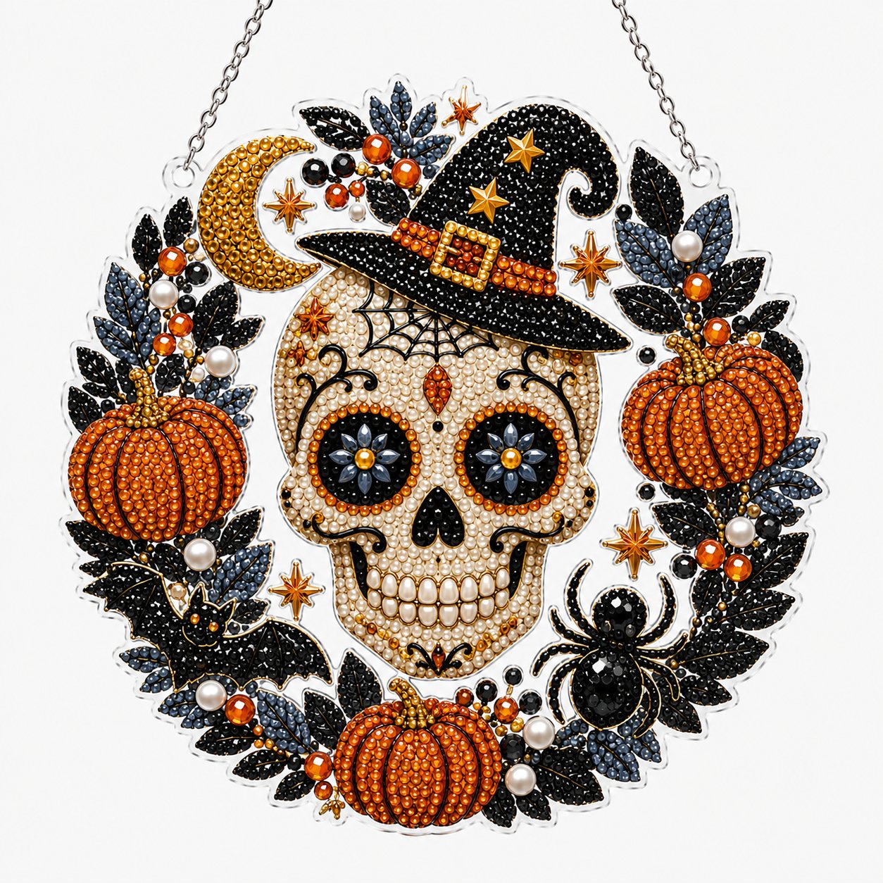 🔥 Last Day 49% OFF – 👻✨ DIY Spooky Hanging Ornament Kit | Cute Handmade Decor for Holidays, Parties & Home Displays