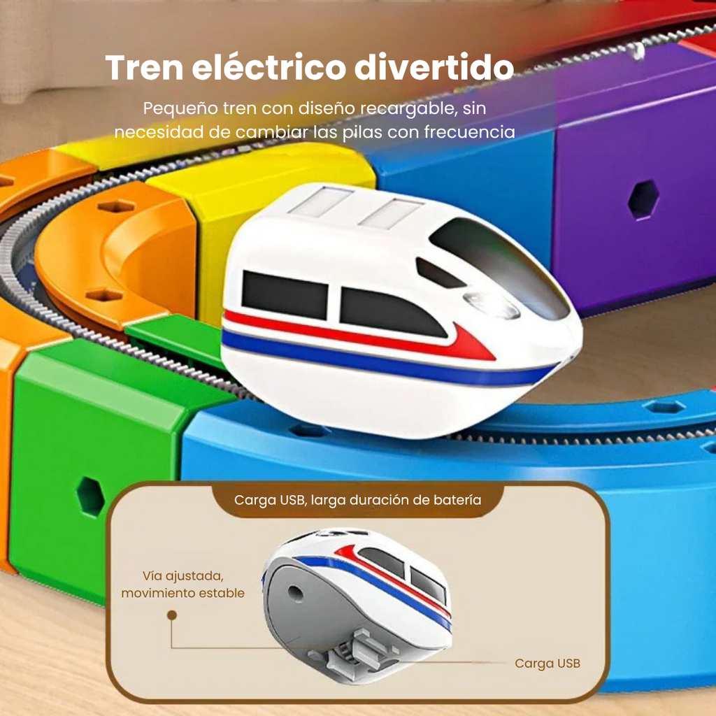 DIY Cube Track – Creativo y activo – Creativo tren de juguete DIY
