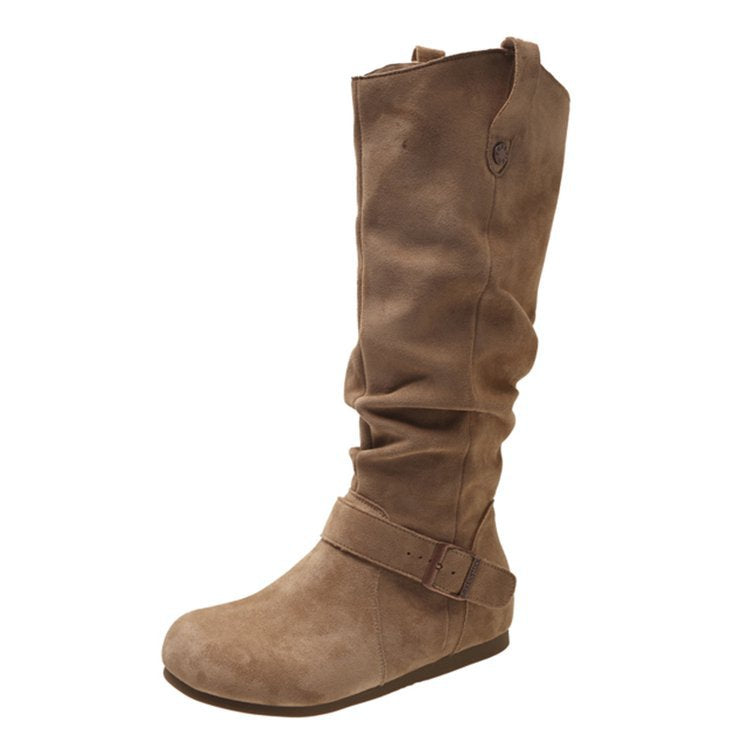 Mya - Flat Sole Orthopedic Boots