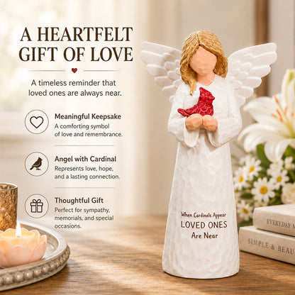 Forever in Our Hearts Memorial Angel Figurine Collection