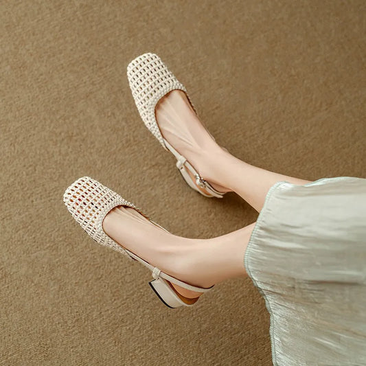 Lexi Mid Heel Sandals
