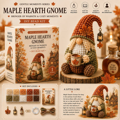 🔥Last Day BUY 3 GET 1 FREE💕Cozy Gnome DIY Bead Kit Collection– Collect All 12 Gnome