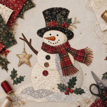 🔥LAST DAY 50% OFF - 🎅Christmas Patchwork Fabric DIY Decor Kit