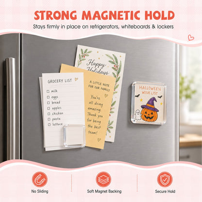 💕 DIY 3D Crystal Clear Acrylic Photo Fridge Magnet Kit – Create Personalized Memory Keepsakes 🎞✨
