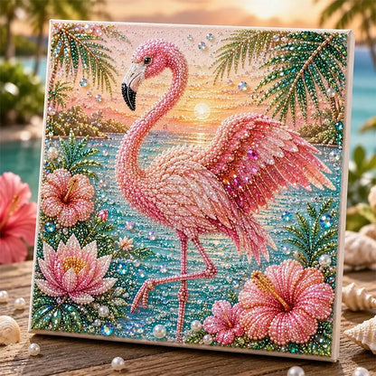 🐾🌿 Premium 3D Pearl Animal Wall Art Kit | Luxury Flocked Canvas with Scratch-Resistant Non-Fading Pearl Beads DIY Nature-Inspired Decor ✨