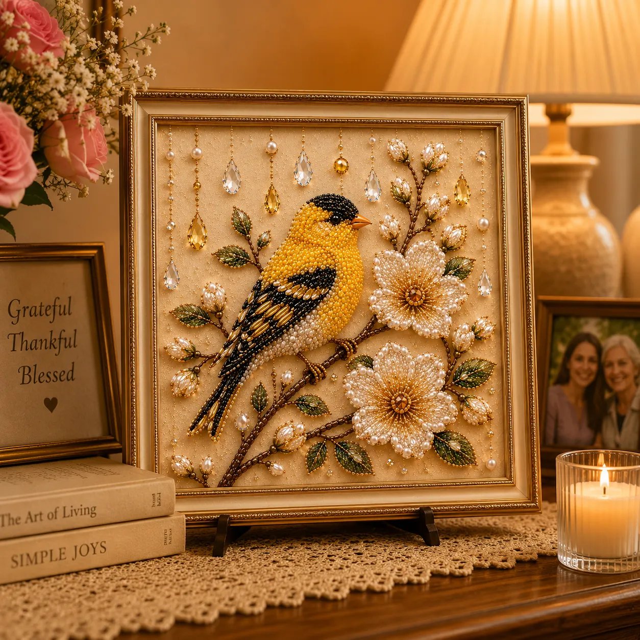 🔥Last Day 50% OFF 🌸 Luxury Bird Pearl Art DIY Kit