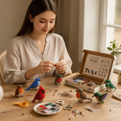 🧵✨Tiny 3D Beaded Animal DIY Kit