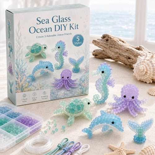 🔥LAST DAY 50% OFF - 🐳 Frosted Sea Glass-Style Beading DIY Kit✨Buy 2 Free Shipping