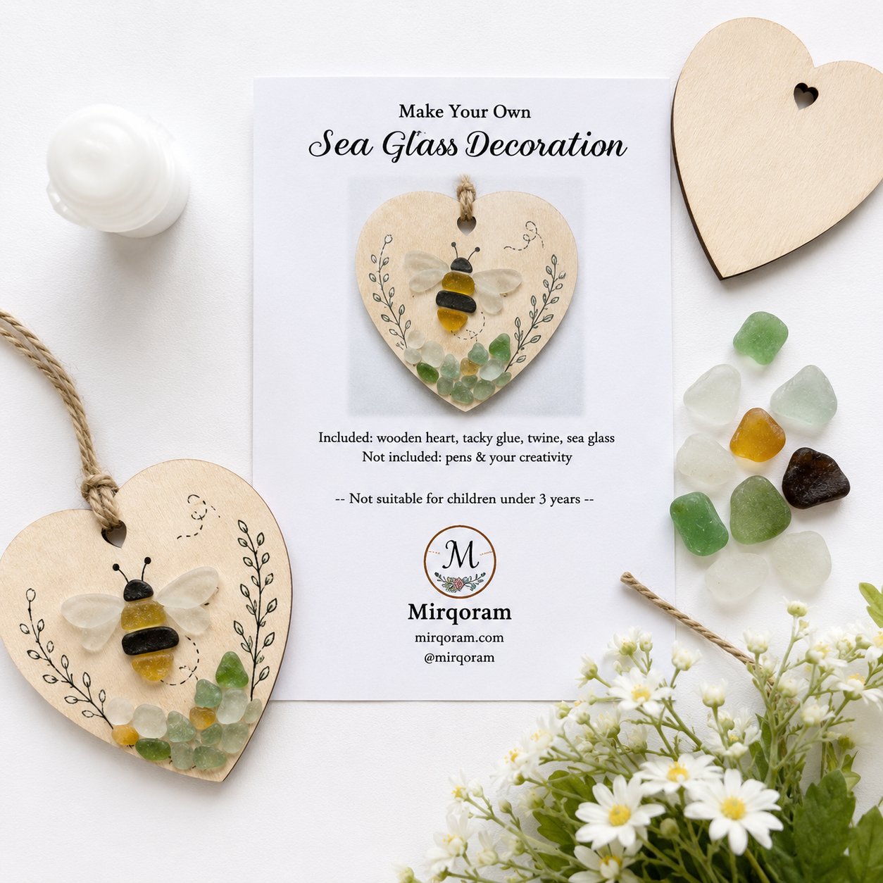 🌊 Sea Glass Diy Kit Ornament