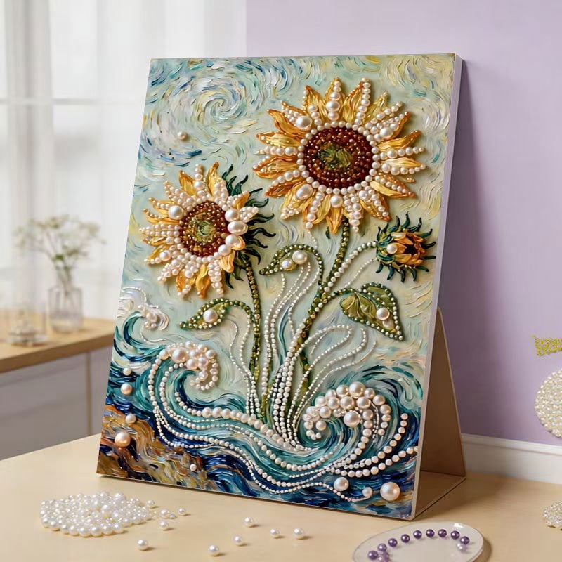 🔥Last Day 49% OFF - 🏰✨ DIY Castle Pearl Bead Painting Kit – Beginner-Friendly Sparkling Art Kit
