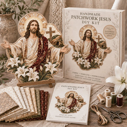 🧵Handmade Patchwork Jesus DIY Kit