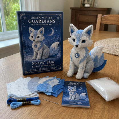 ❄️ Arctic Guardian DIY Kit – Pre‐Cut, Beginner Friendly, 3D Felt Plush 🧵