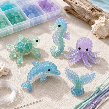 🔥LAST DAY 50% OFF - 🐳 Frosted Sea Glass-Style Beading DIY Kit✨Buy 2 Free Shipping