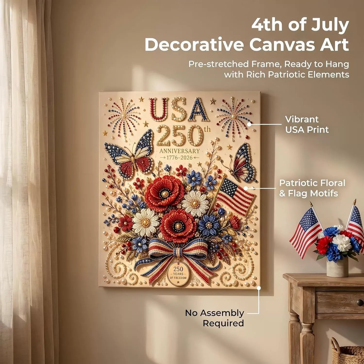 🎁Last Day 49% OFF-USA 250th Anniversary DIY Pearl Painting Kit ✨❤️‍🔥