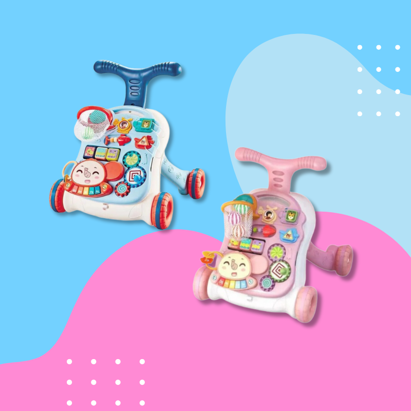 BabyWalker – Veilig & Interactief – 3-in-1 Baby Looptrainer & Speelcentrum